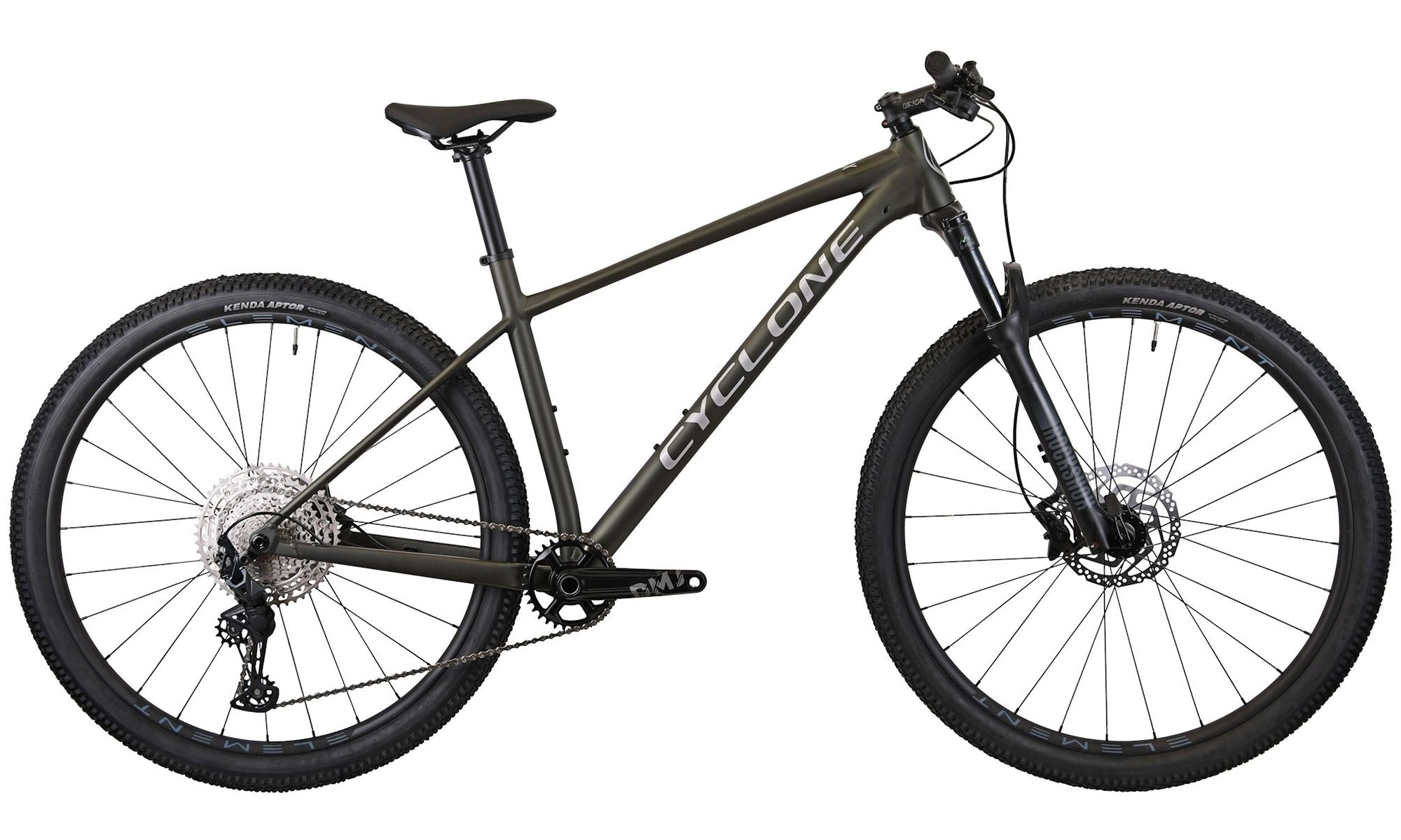 Велосипед CYCLONE SLX 29", размер L, год 2026, темный зелено-серый (матовый)