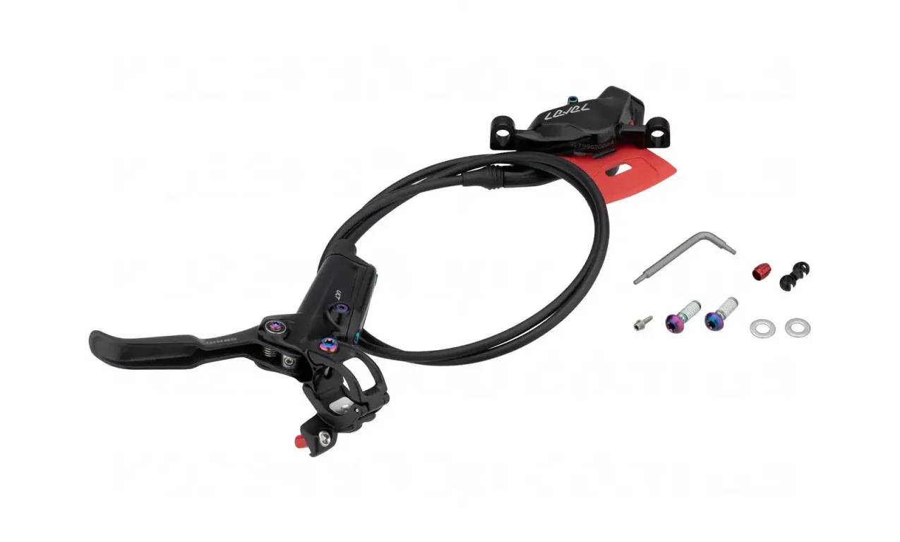 Тормоз дисковый SRAM Level Ultimate, Carbon Lever Rainbow Black Front 950mm 6