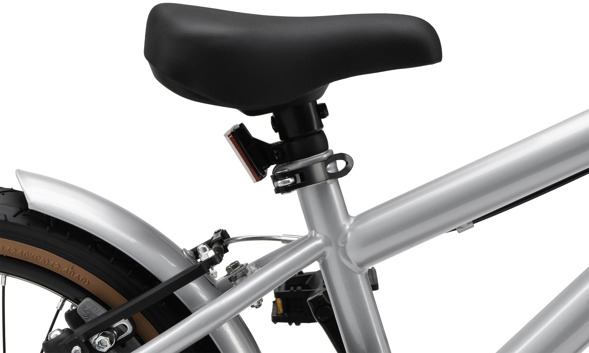 Дитячий велосипед Miqilong ST 16", One size, 2025, сріблястий 2