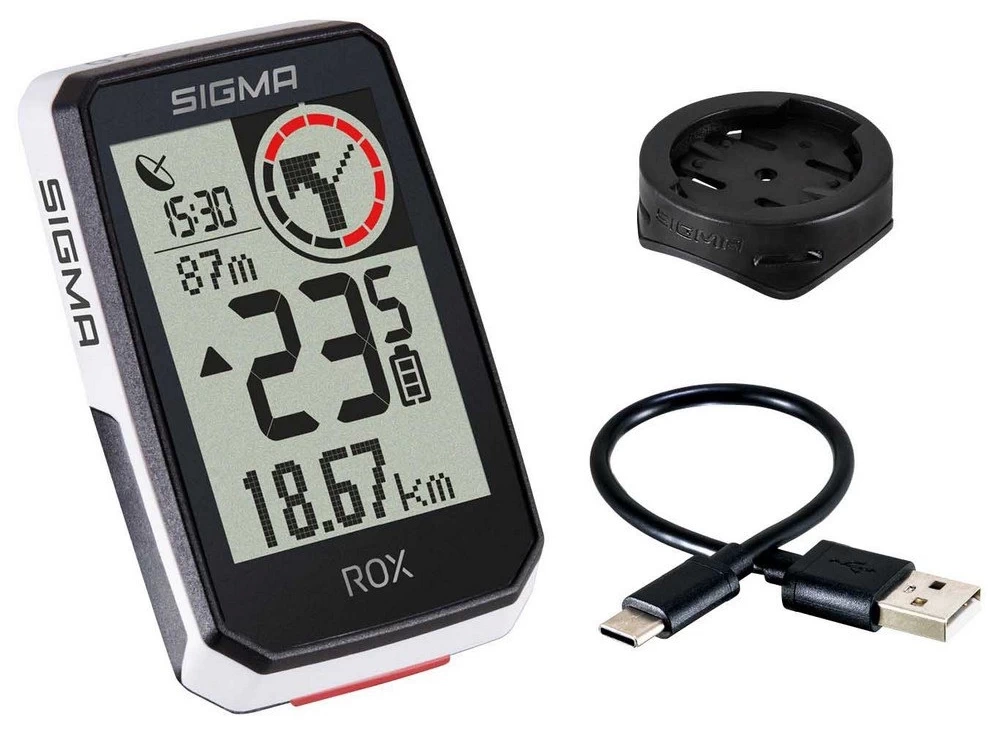 Фотография Велокомпьютер Sigma Sport ROX 2.0 Белый 2