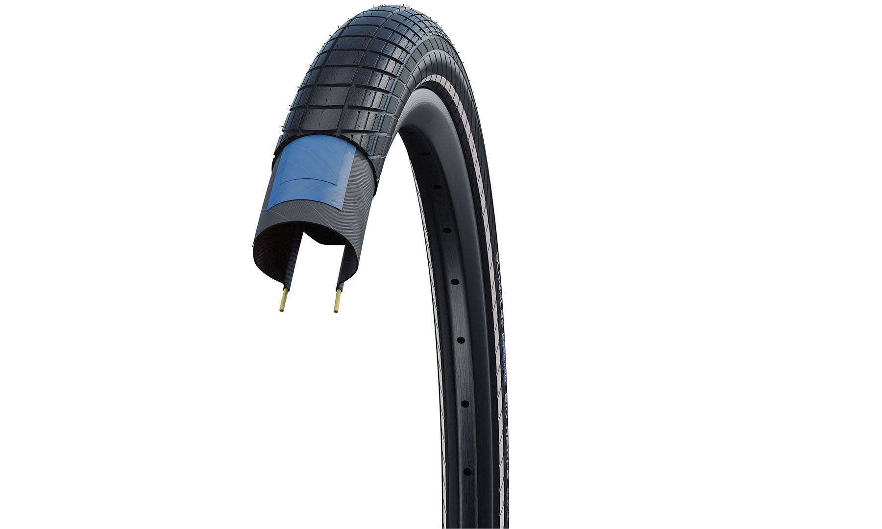 Фотография Покрышка Schwalbe Big Apple 20x2.00 (50-406) Performance, RaceGuard LiteSkin B/B-SK+RT  2