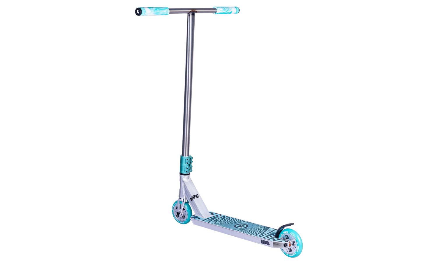 Самокат трюковый Hipe H4 Raw/Mint 3 Самокат трюковый Hipe H4 Raw/Mint 3