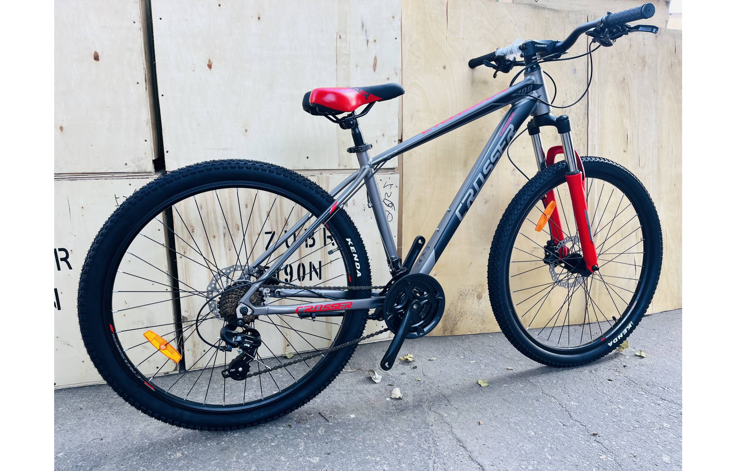Фотографія Велосипед Crosser First MT-042 3х7 27,5" размер М рама 17,5 2021 Серый 7