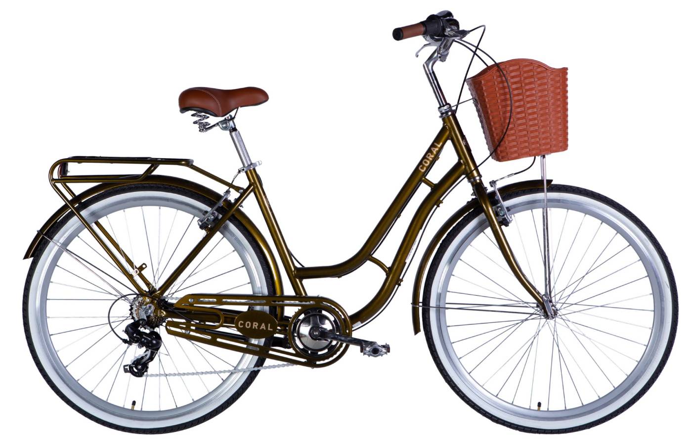 Фотография Велосипед Dorozhnik CORAL Vbr 28" размер L рама 19" 2025 болотно-зеленый