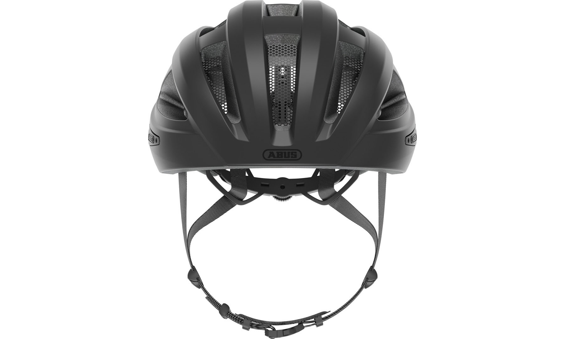 Велошлем спортивный ABUS MACATOR matt black, размер S (51-55 см), черный матовый 4