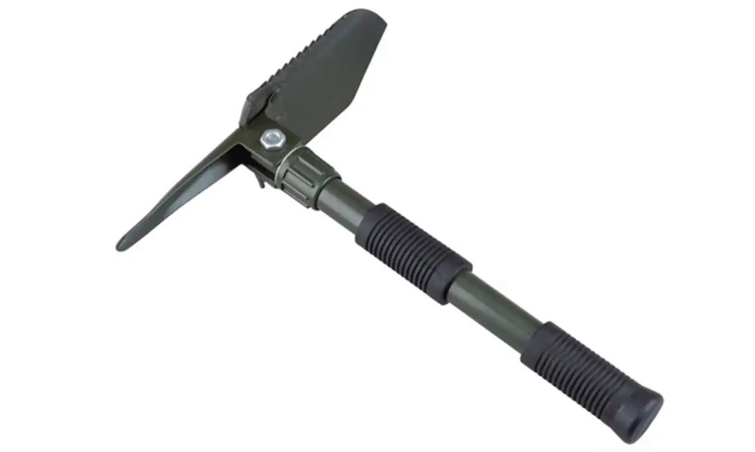 Фотографія Складна лопата з піком AceCamp Folding Shovel 4