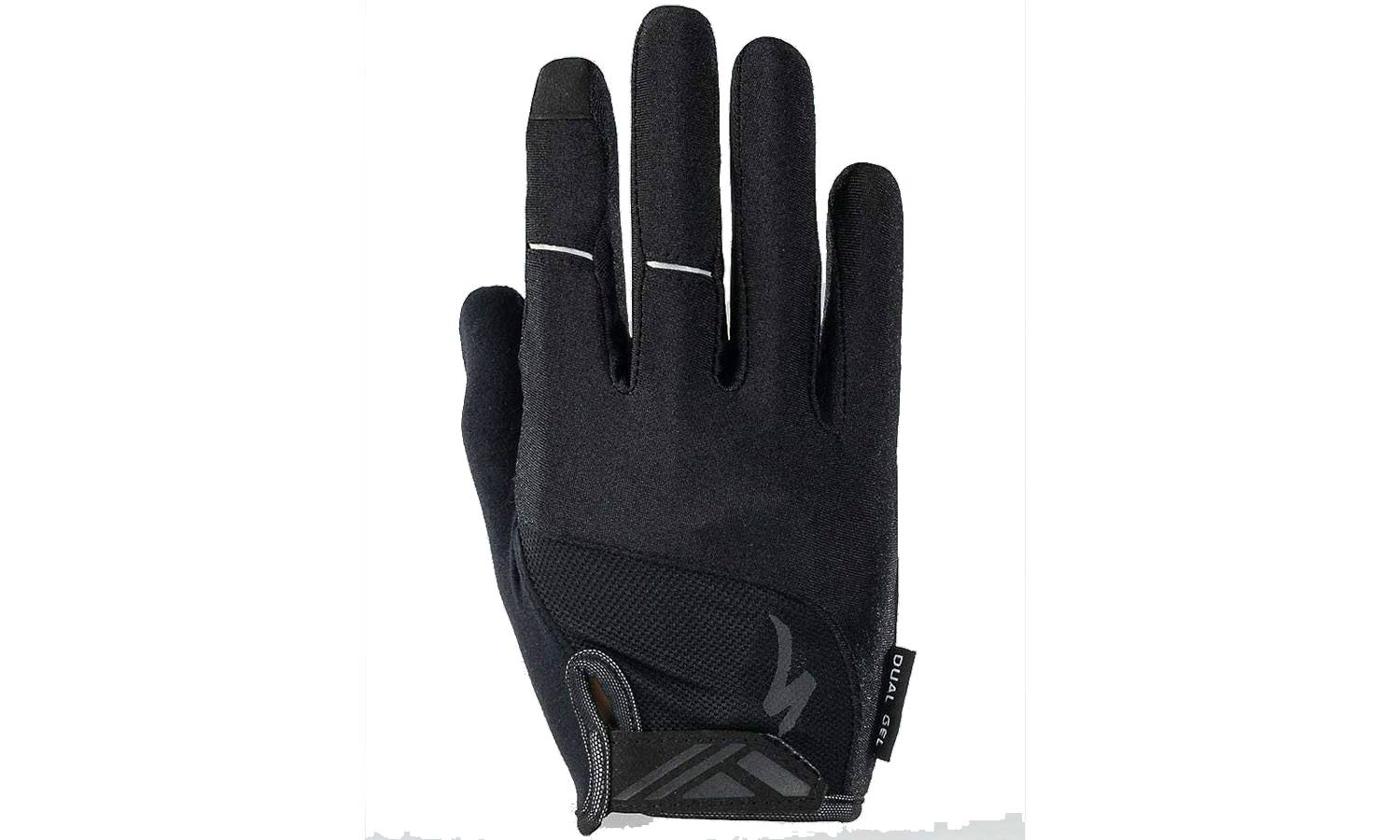 Фотография Велоперчатки Specialized BG DUAL GEL GLOVE LF BLK размер S Фотография Велоперчатки Specialized BG DUAL GEL GLOVE LF BLK размер S