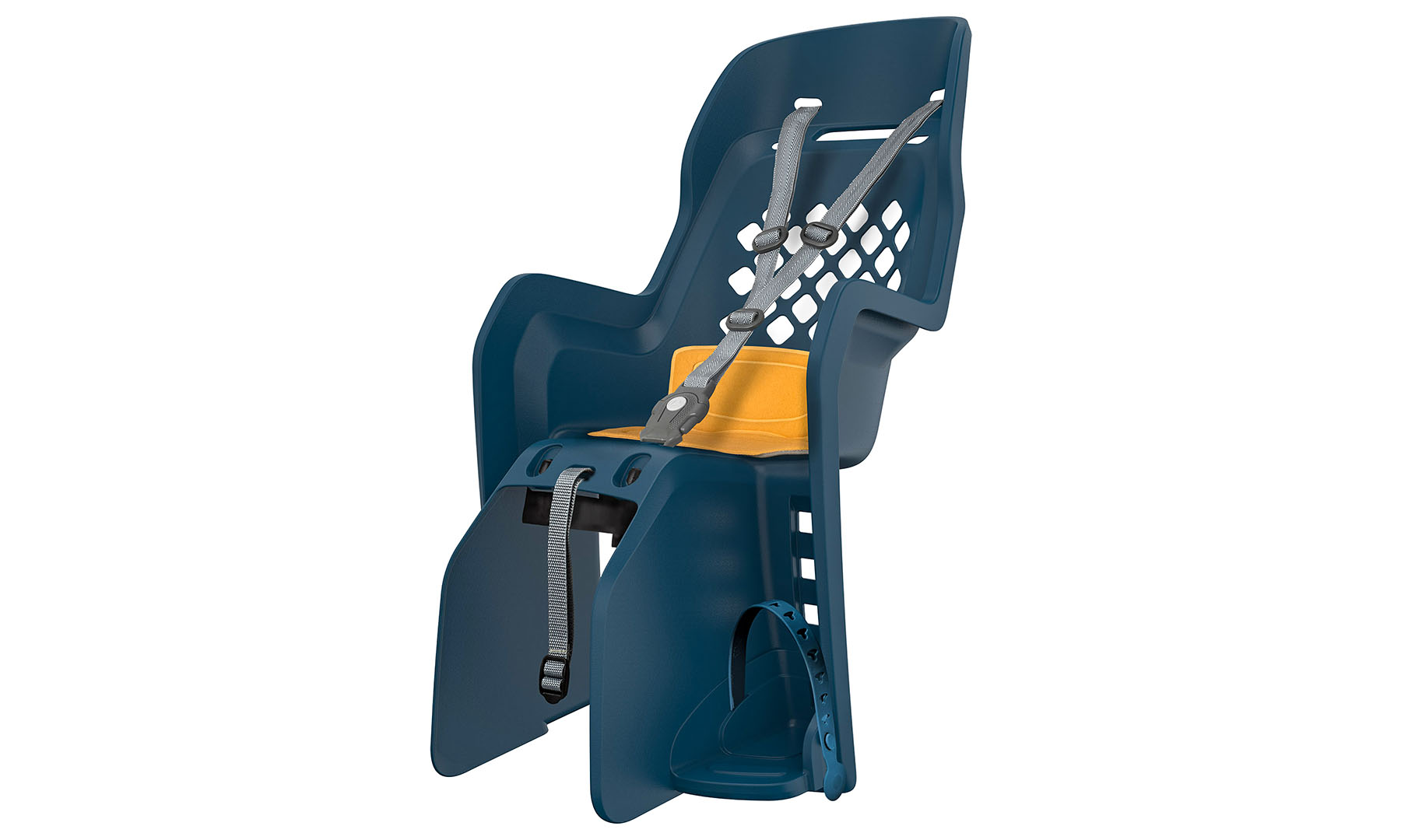 Фотография Детское кресло заднее POLISPORT Joy CFS на багажник, 9-22 кг, синее