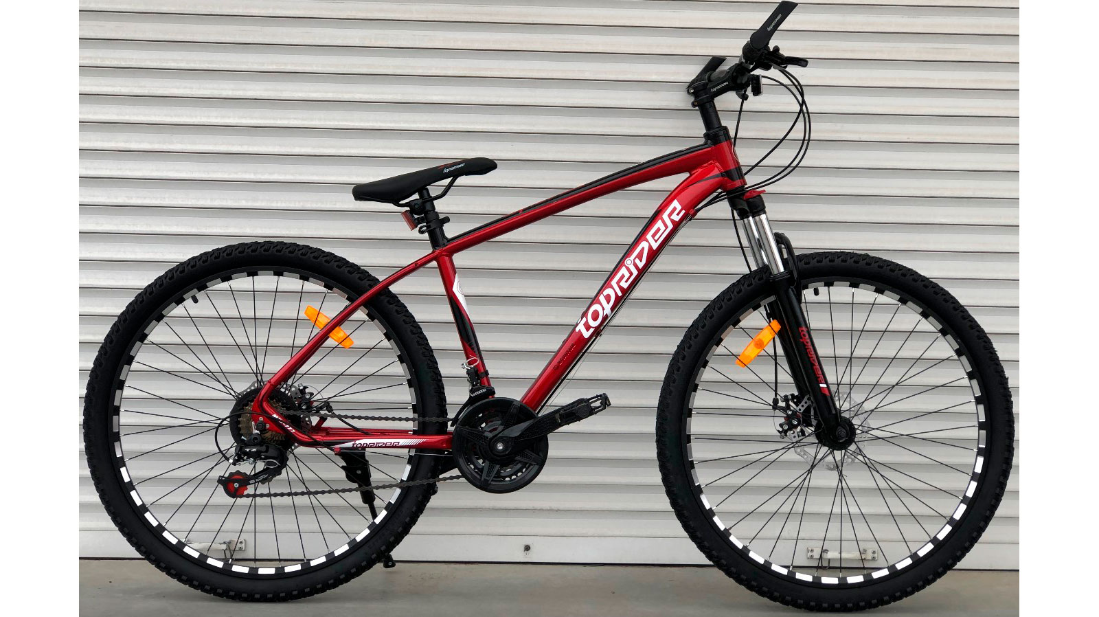 Фотография Велосипед Toprider 777 27,5" размер М рама 17 Красный
