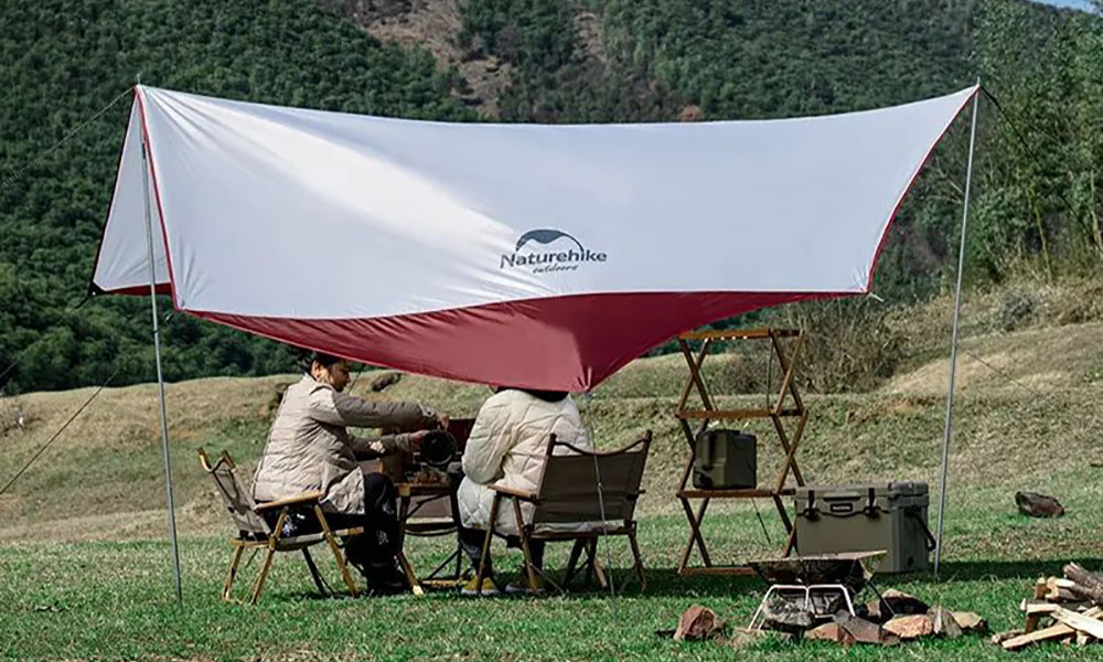 Комплект стоек для тента Steel poles Ø22 Naturehike NH20PJ043 серебристый 2
