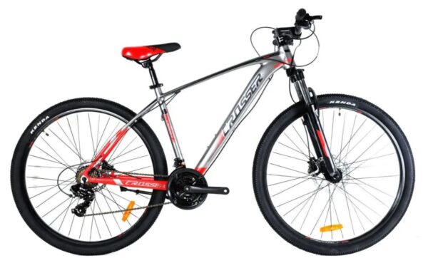 Фотография Велосипед Crosser Quick 3x8 29" размер XL рама 21 2021 Серо-красный 