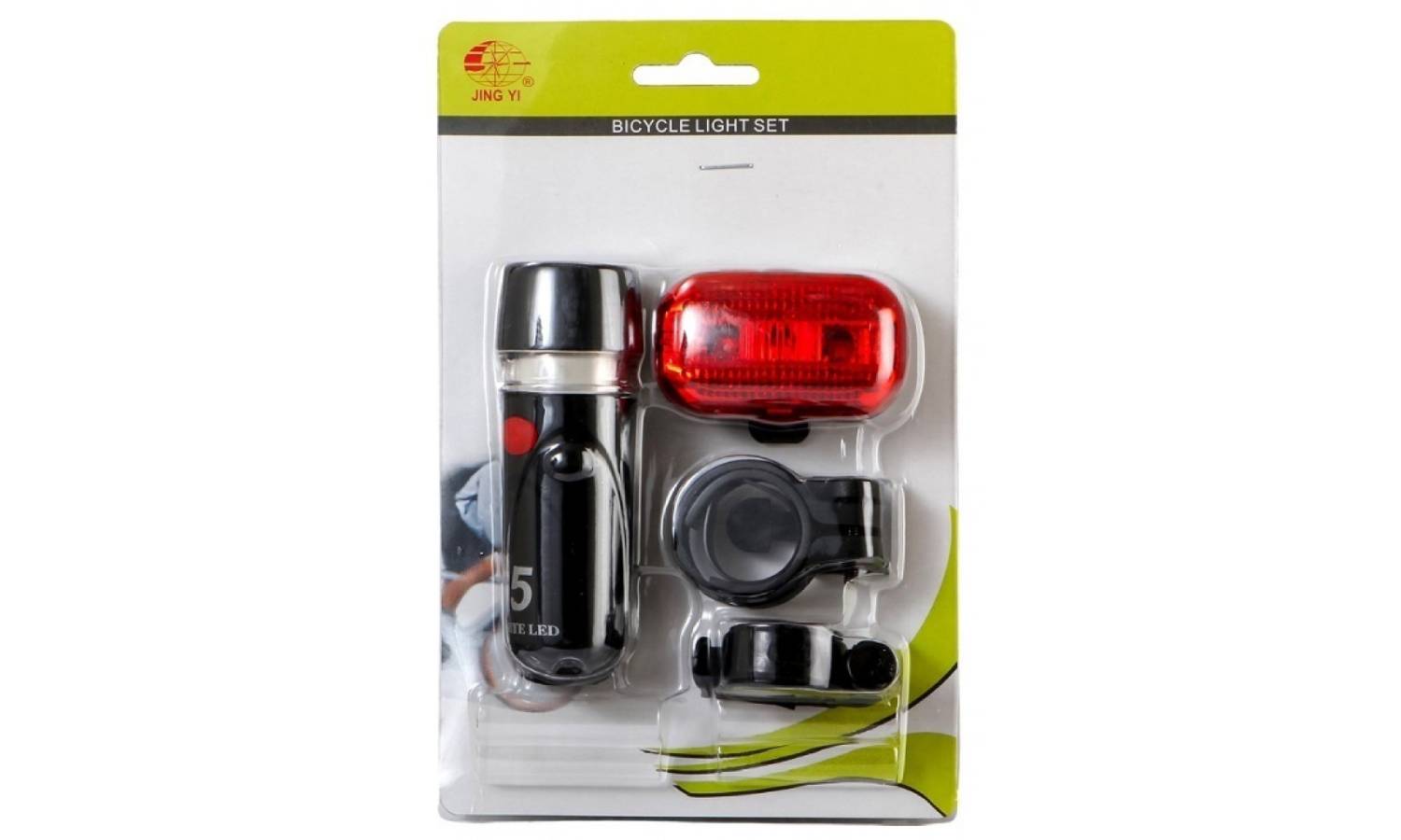 Комплект фар JY-808C + JY-004AT-D Led чорний (OBK2907) 2