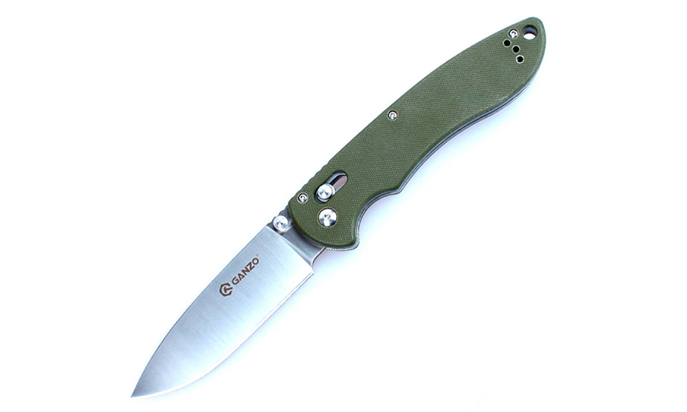 Фотография Складной нож Ganzo G740 зеленый 