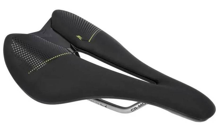 Сідло MERIDA Saddle Expert SL Black/shiny green (A2070000324) 