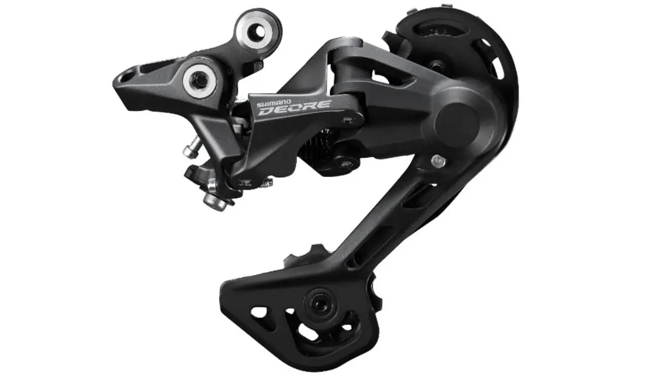Переключатель задний SHIMANO DEORE RD-M4120-SGS 10-ск. под болт, максимум 42t, долгая лапка, черный  