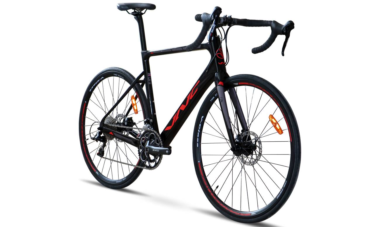 Фотографія Велосипед VNC TimeRacer Team Ult 28" розмір L рама 54см 2023 Чорно-червоний 2