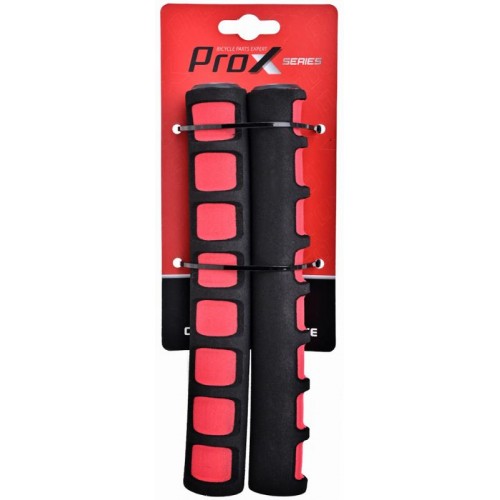 Грипсы ProX GP-01 215мм, пенка, Черно-красный 2 Грипсы ProX GP-01 215мм, пенка, Черно-красный 2
