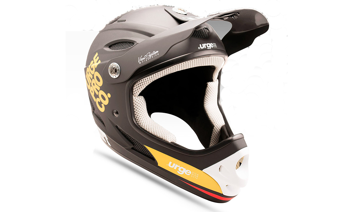 Фотография Шлем подростковый URGE Drift  размер М (48-50 см), Черно-желтый