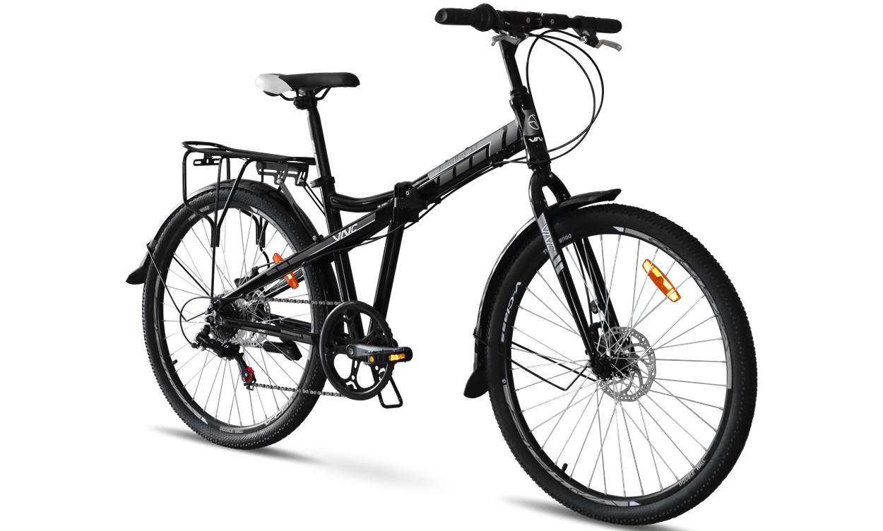 Велосипед складаний VNC TerraWay A3 26" розмір М 2023 Чорно-сірий 3