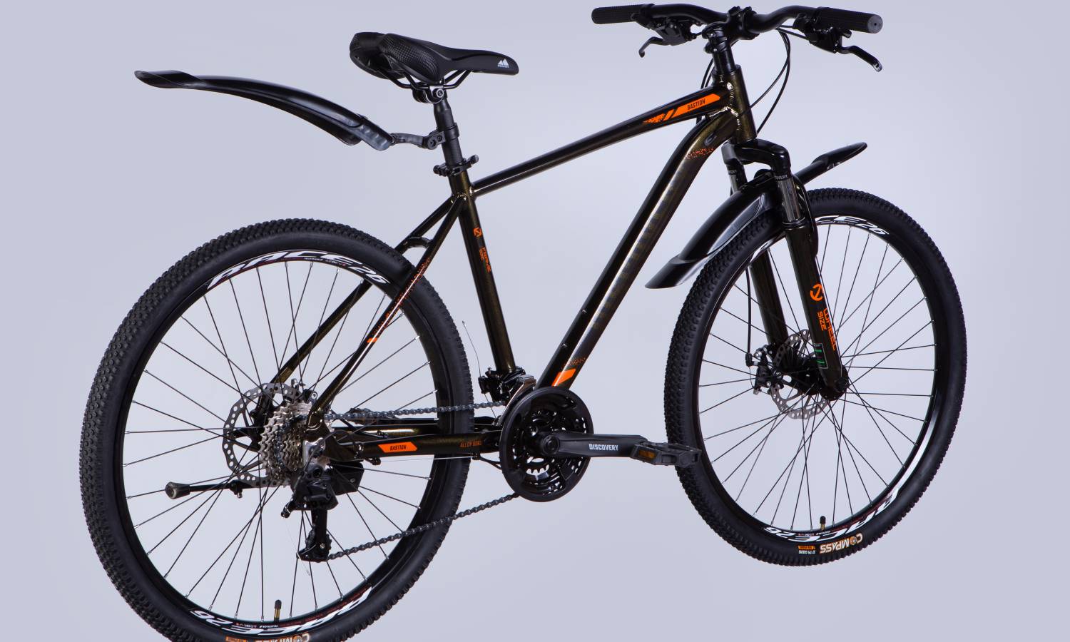 Фотография Велосипед Discovery BASTION DD 26" размер М рама 18" 2025 коричневый 6
