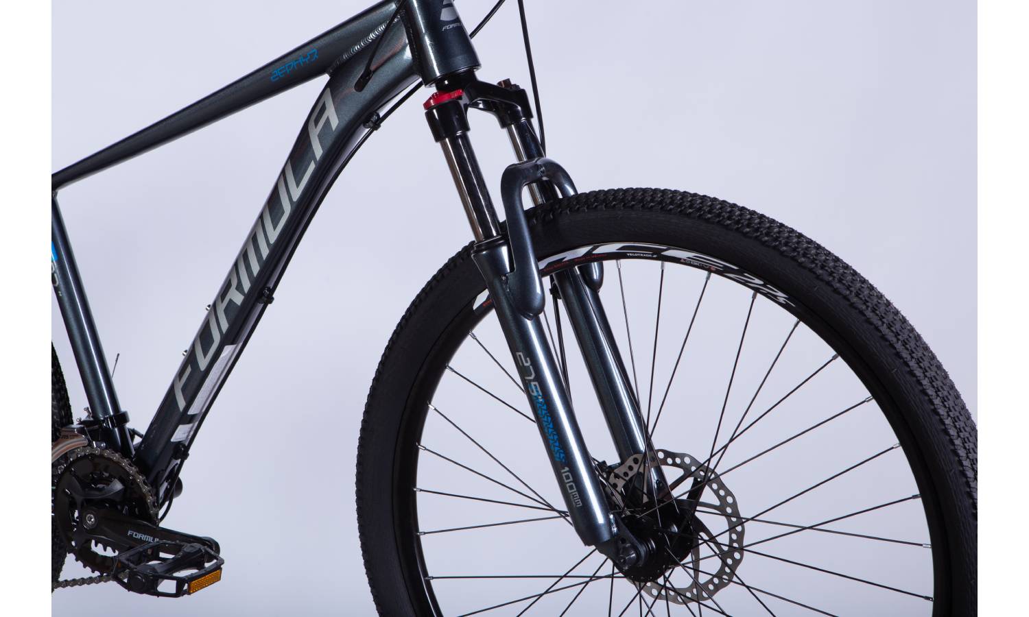 Фотография Велосипед Formula ZEPHYR 3.0 DD 27,5" размер М рама 17" 2025 темно-серый 3