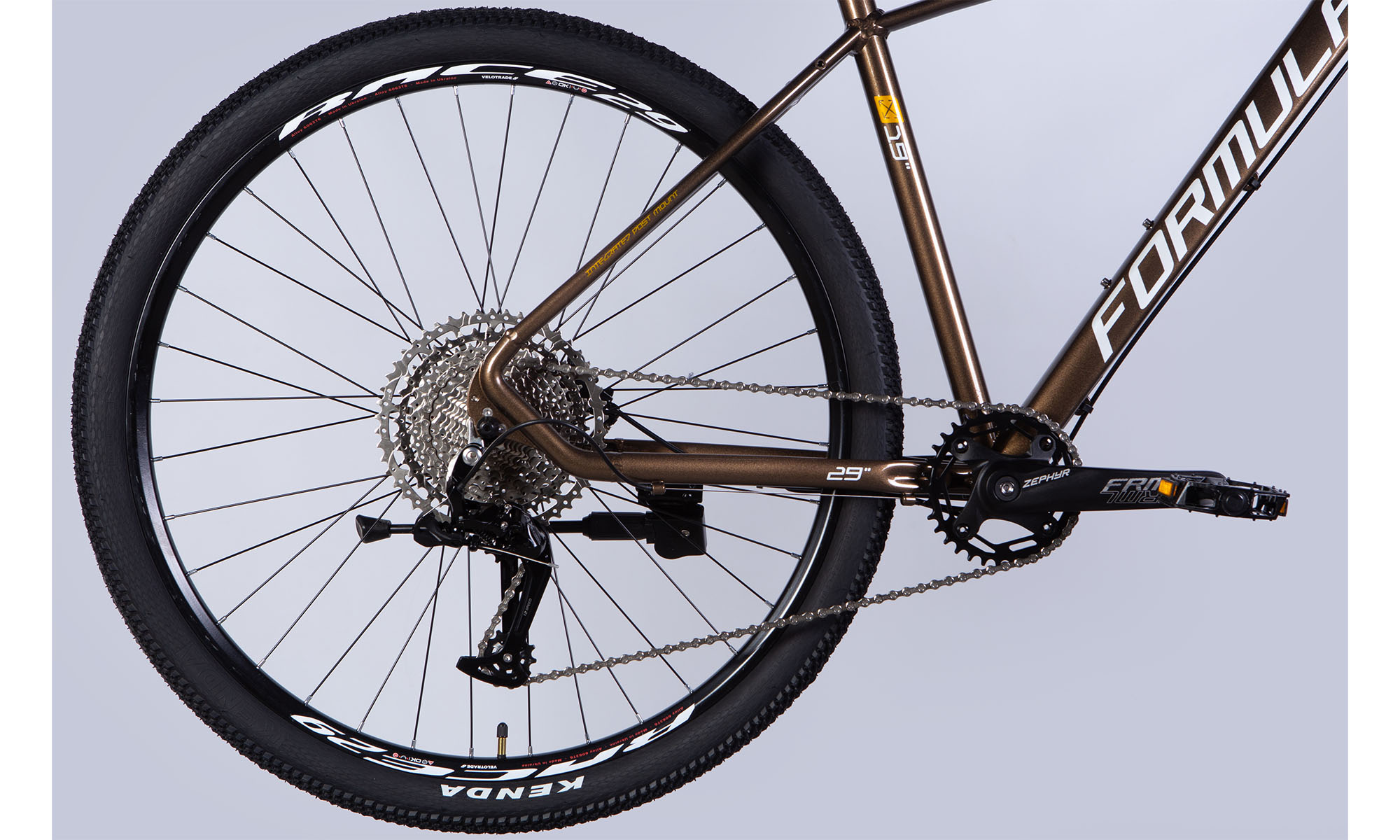 Велосипед Formula ZEPHYR PRO HDD 29", розмір XL, рама 21", 2025, золотисто-коричневий 6