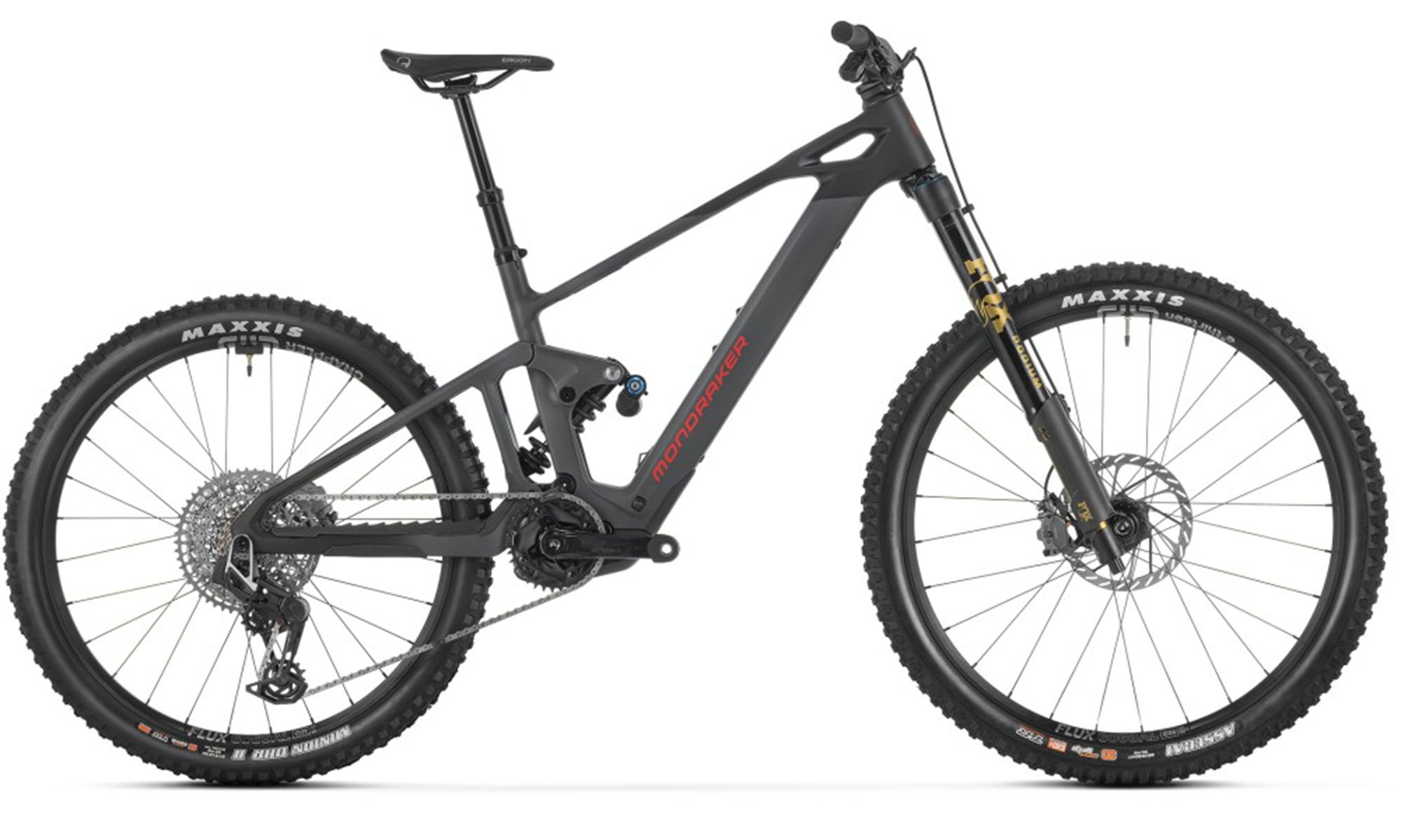 Електровелосипед MONDRAKER DUNE RR Carbon, Mullet 29/27.5'', розмір L, рама 45, 400Wh Bosch SX, рік 2025, Чорний/Сірий 8