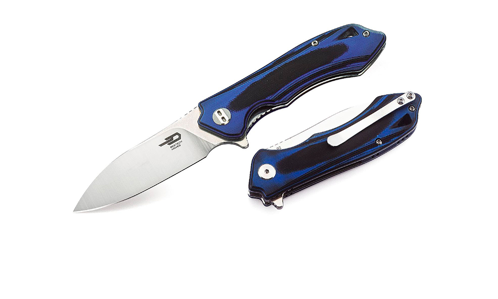 Фотография Складной нож Bestech Knife BELUGA черно-синий