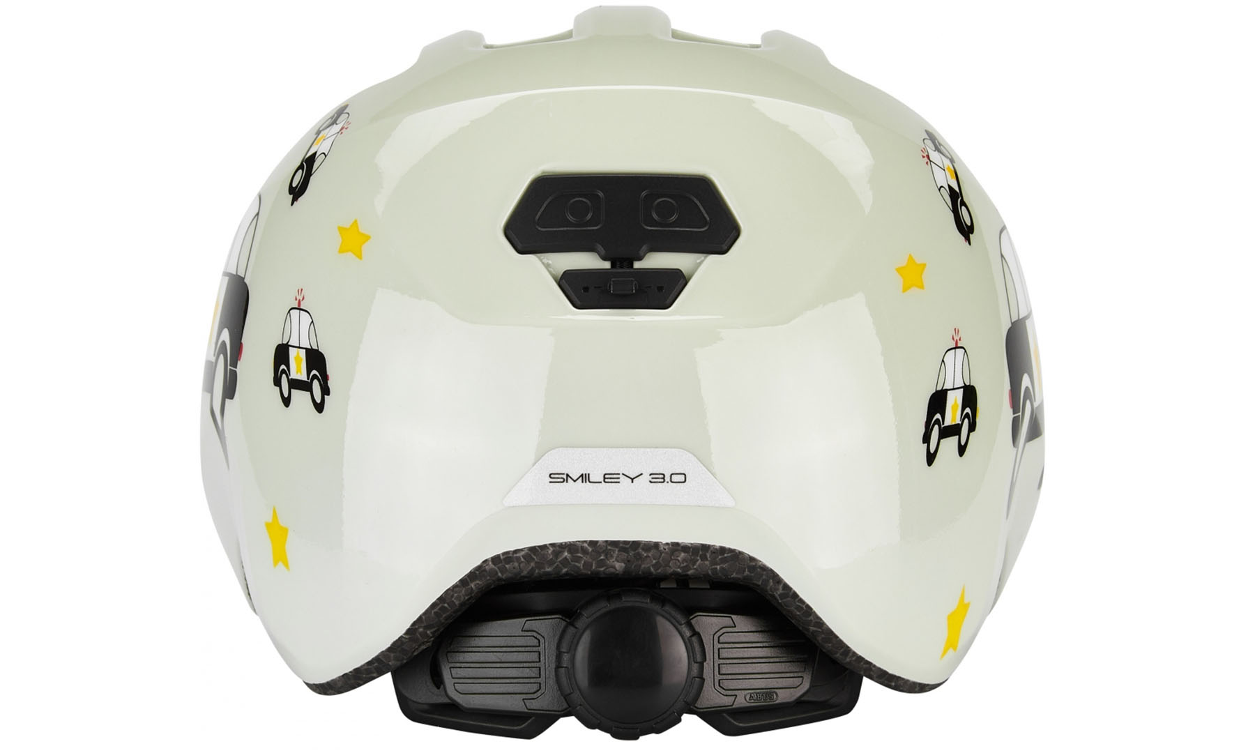 Велошлем детский ABUS SMILEY 3.0 Grey Police, размер S (45-50 см), серая полиция 2 Велошлем детский ABUS SMILEY 3.0 Grey Police, размер S (45-50 см), серая полиция 2
