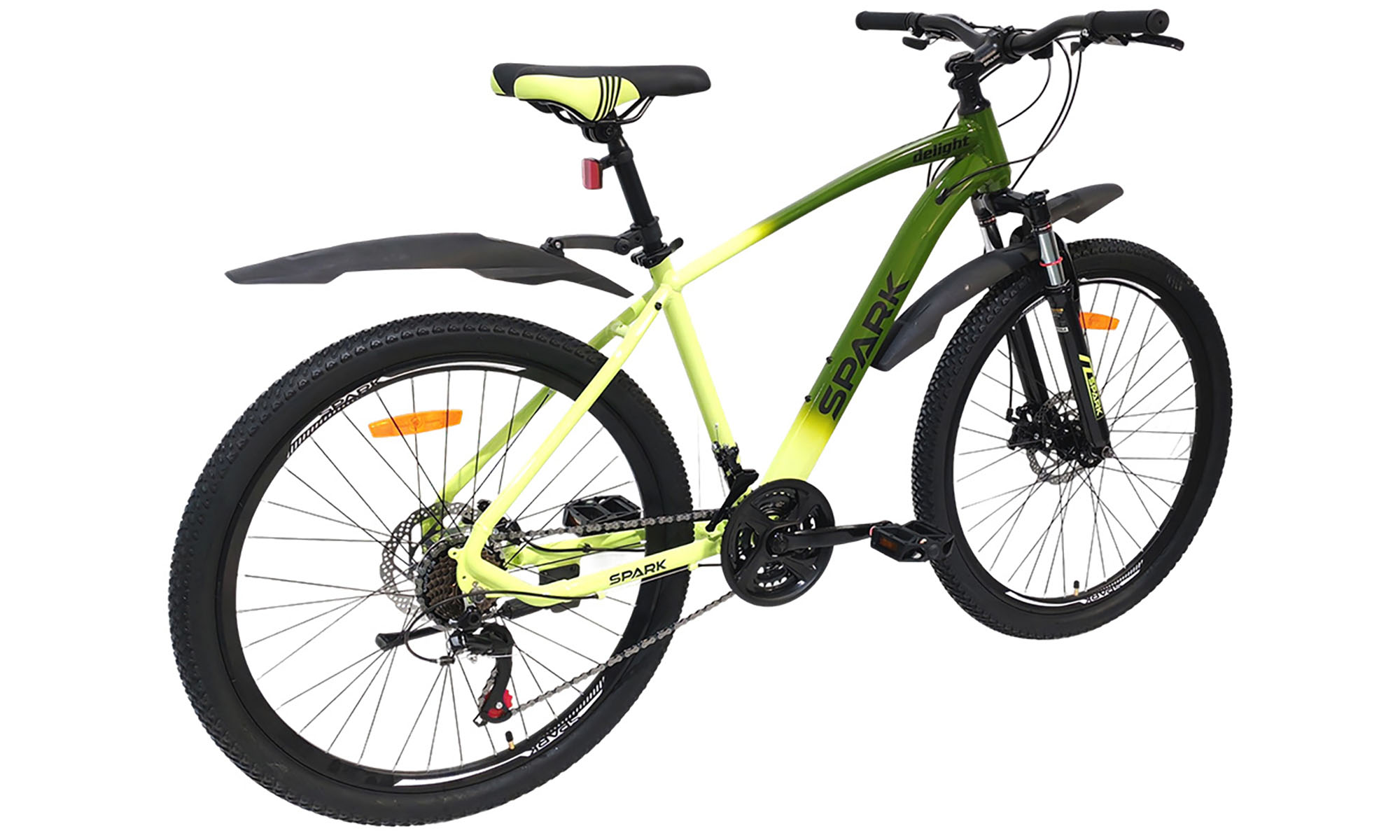 Велосипед Spark Delight 26" размер М рама 17" зелено-желтый 4 Велосипед Spark Delight 26" размер М рама 17" зелено-желтый 4