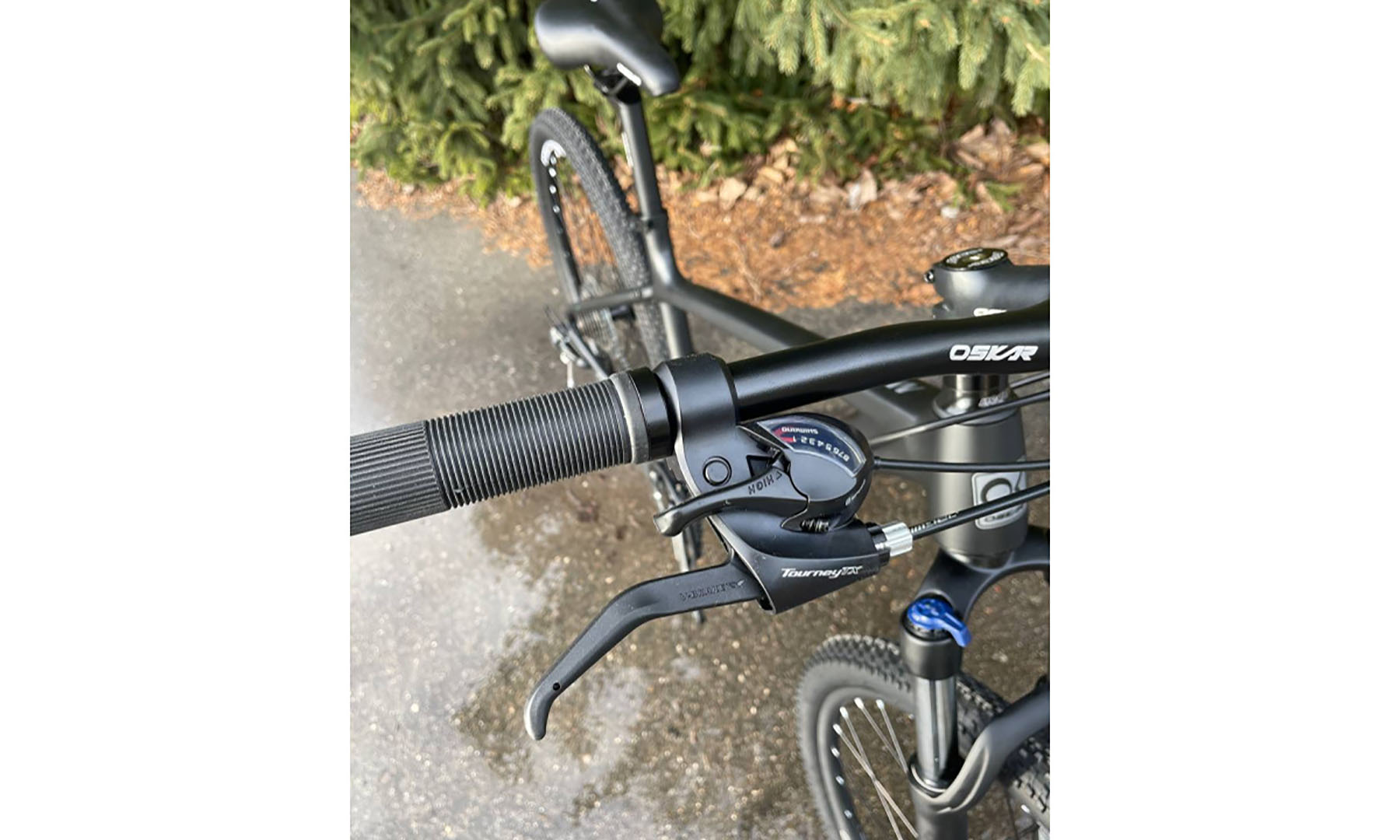 Велосипед OSKAR SHADOW 29", размер М, рама 18", 2025, темно-зеленый матовый 4