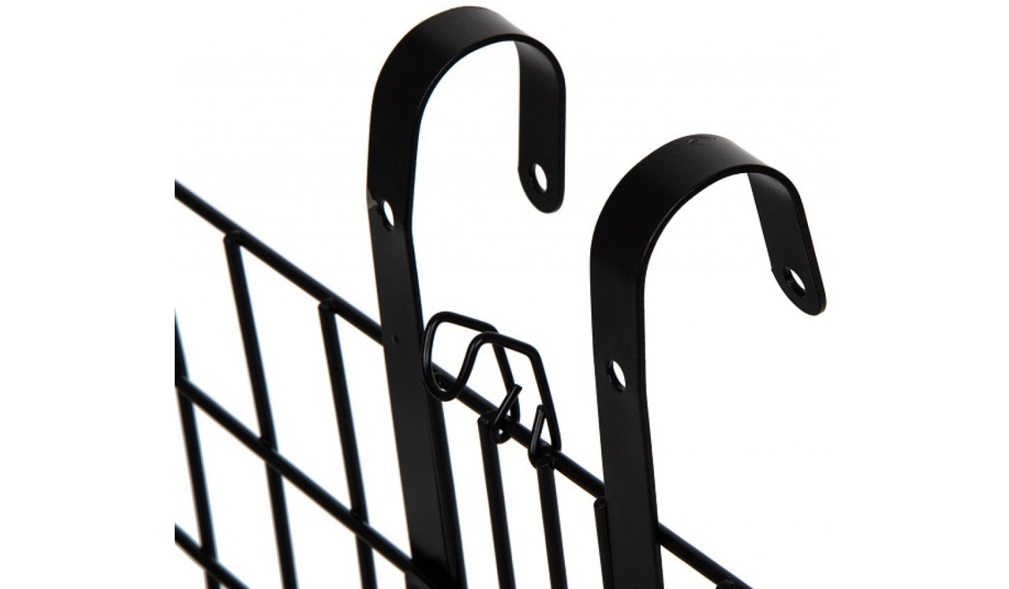 Кошик Enero висів на кермі, складання, залізний чорний 4 Кошик Enero висів на кермі, складання, залізний чорний 4