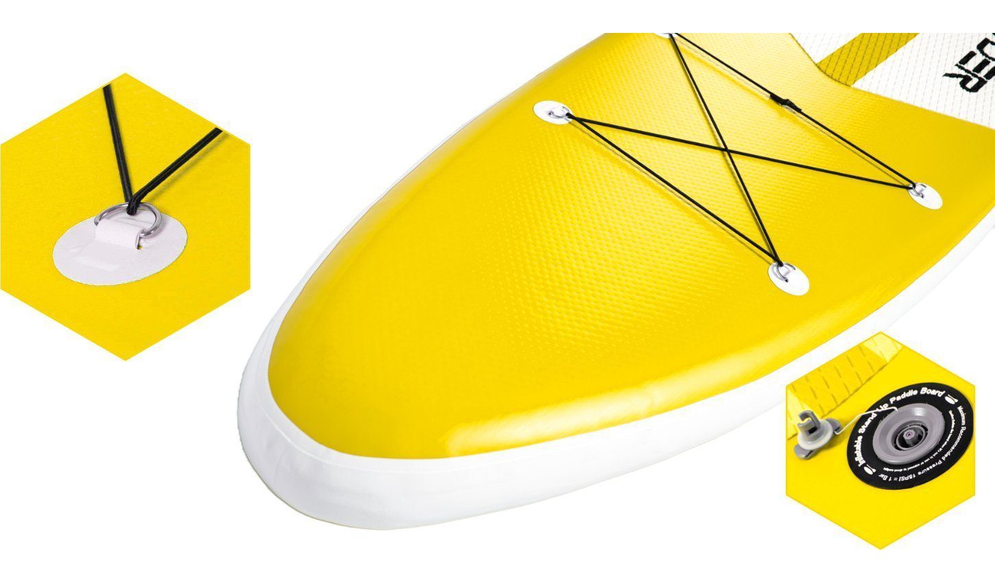 Сапборд SUP THUNDER COAST YELLOW 320 11