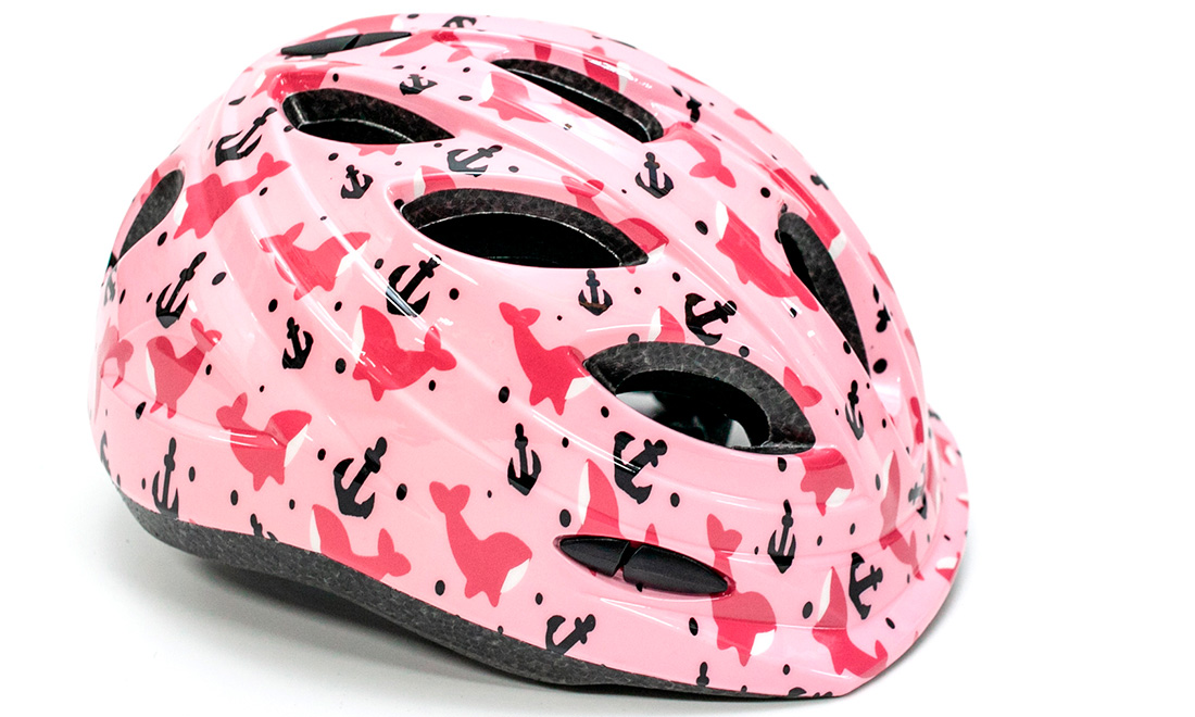 Фотография Шлем велосипедный FSK KY501, размер М (48-56 см), Розовый