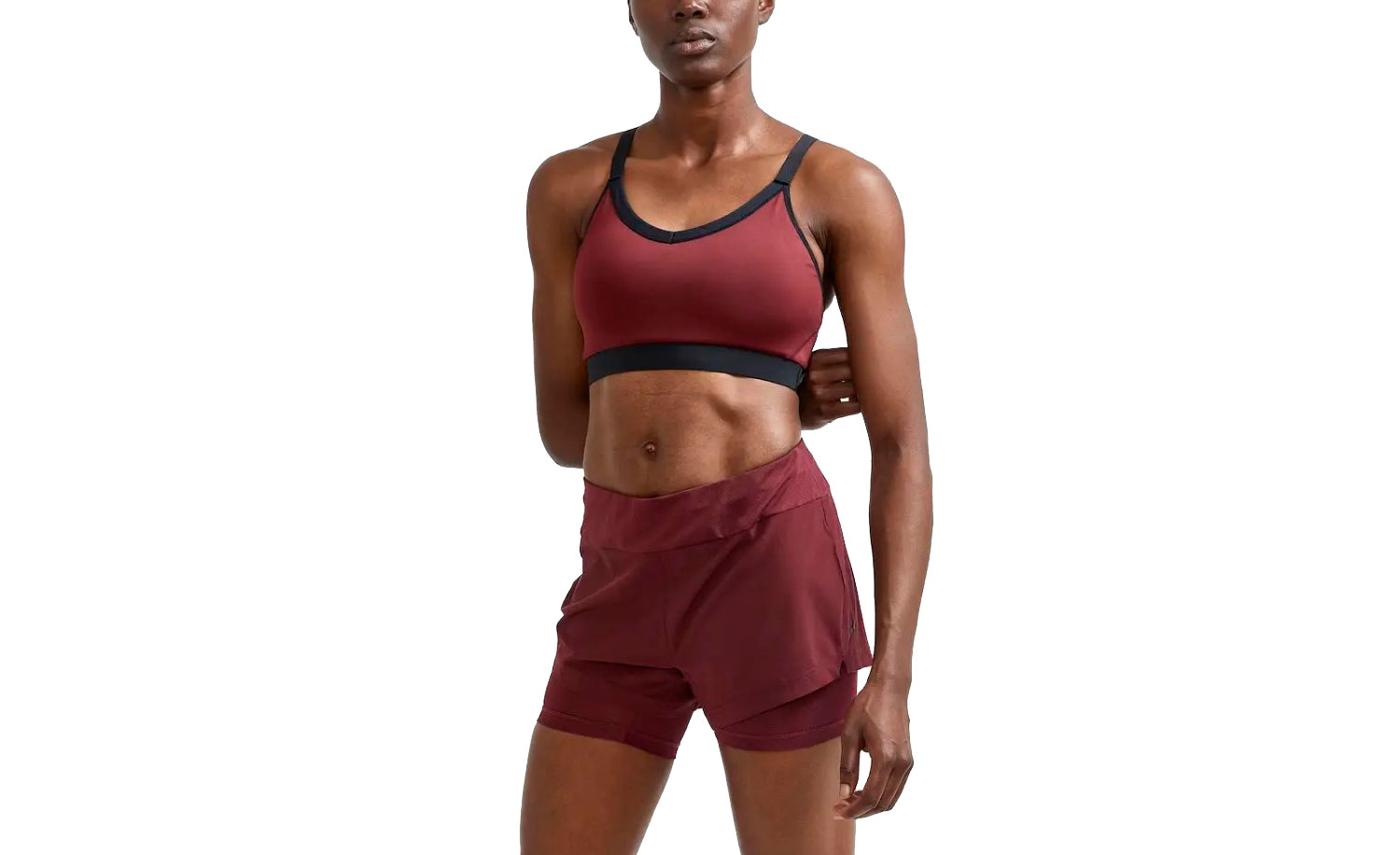 Женский топ Craft Motion Bra размер S, сезон AW 22, бордовый 3