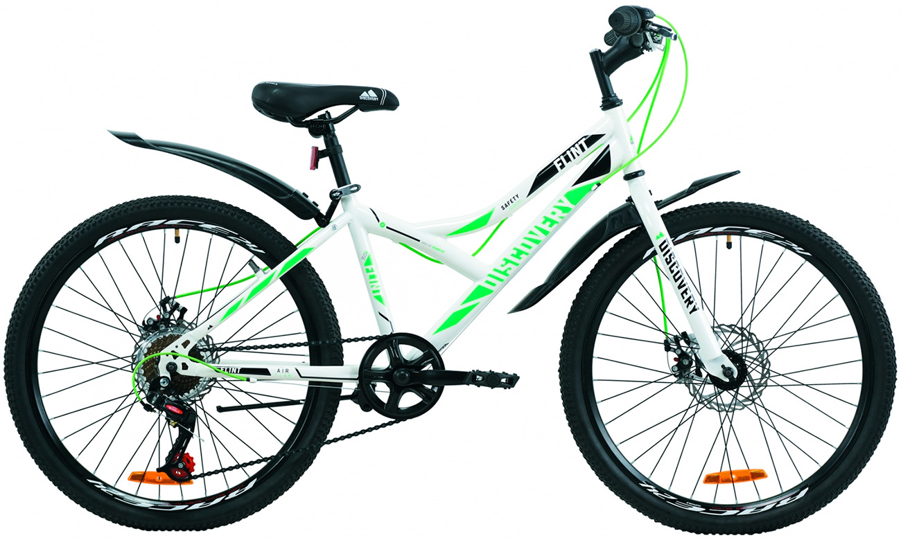 Фотографія Велосипед Discovery 24" FLINT DD (2020) 2020 Біло-зелений 6