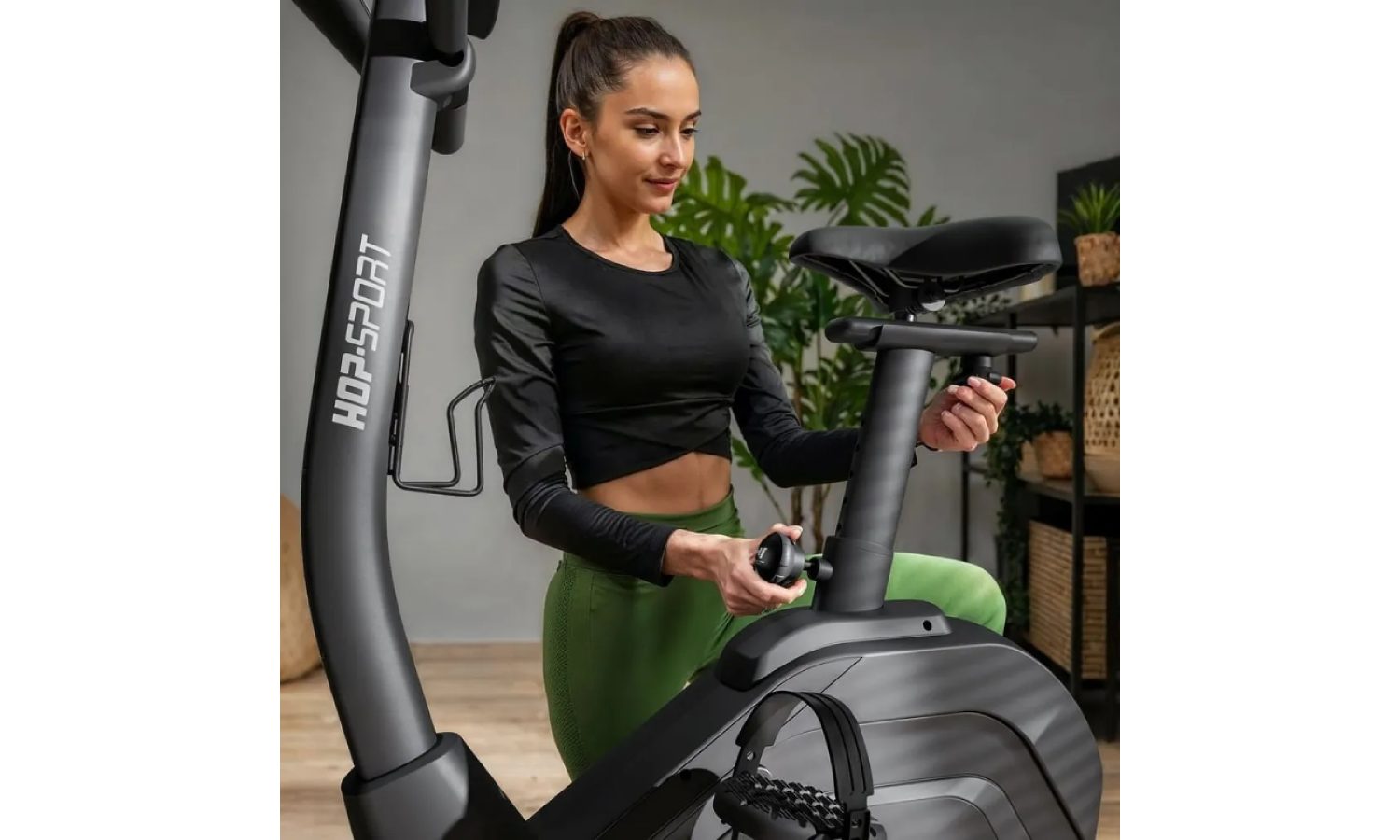 Велотренажер Hop-Sport HS-120H Argo чорний 8