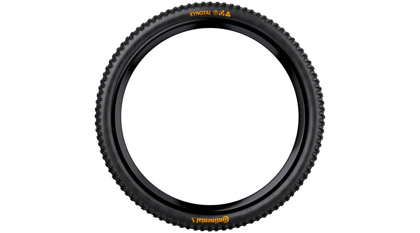Фотография Покрышка бескамерная Continental Xynotal Downhill 29 x 2.40 SuperSoft, складная skin, Черная 3
