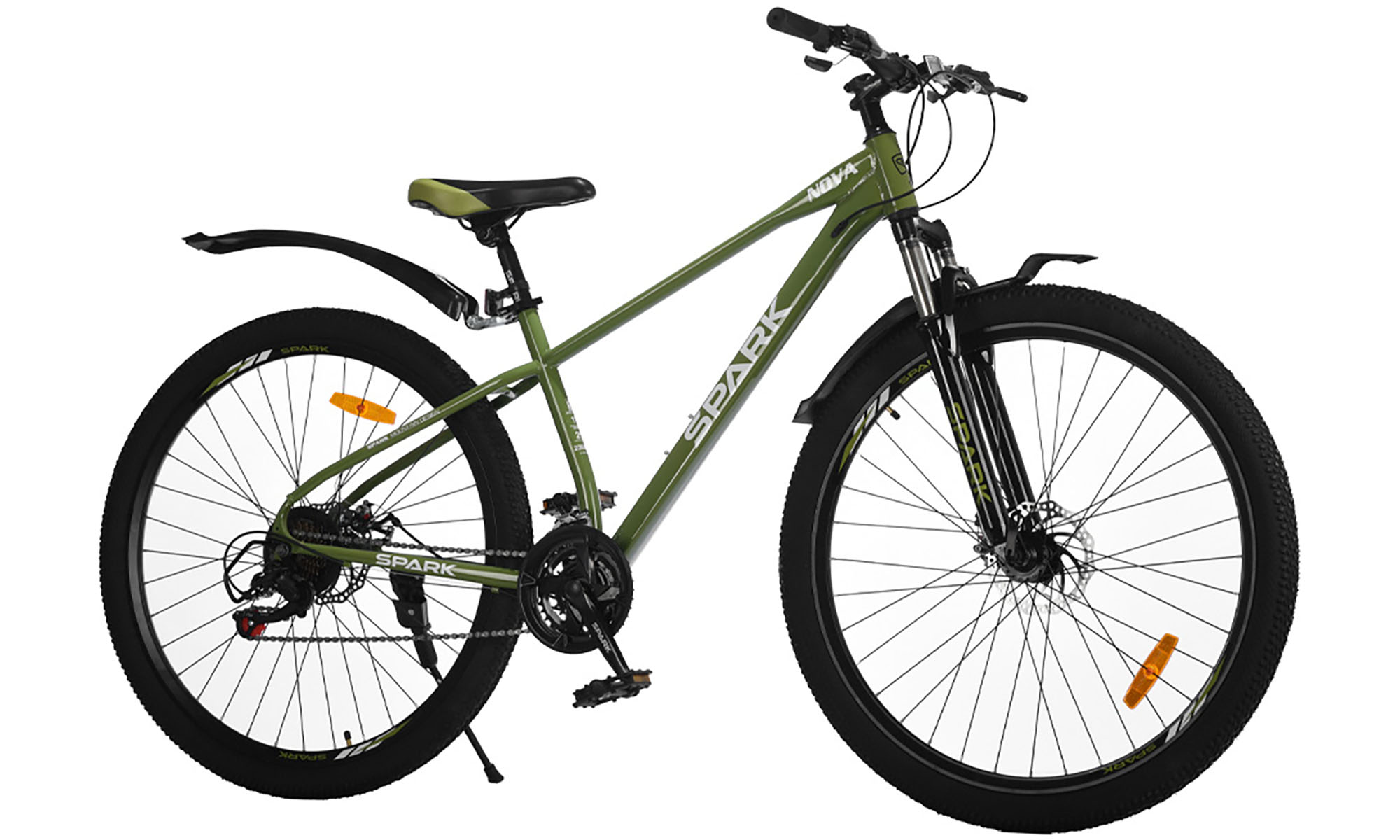 Велосипед SPARK NOVA 29", размер M, рама 17", год 2025, оливковый 3 Велосипед SPARK NOVA 29", размер M, рама 17", год 2025, оливковый 3