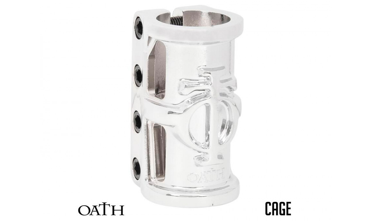Фотографія Затискач OATH Clamps 4 Bolts Cage SCS/HIC NEOSILVER