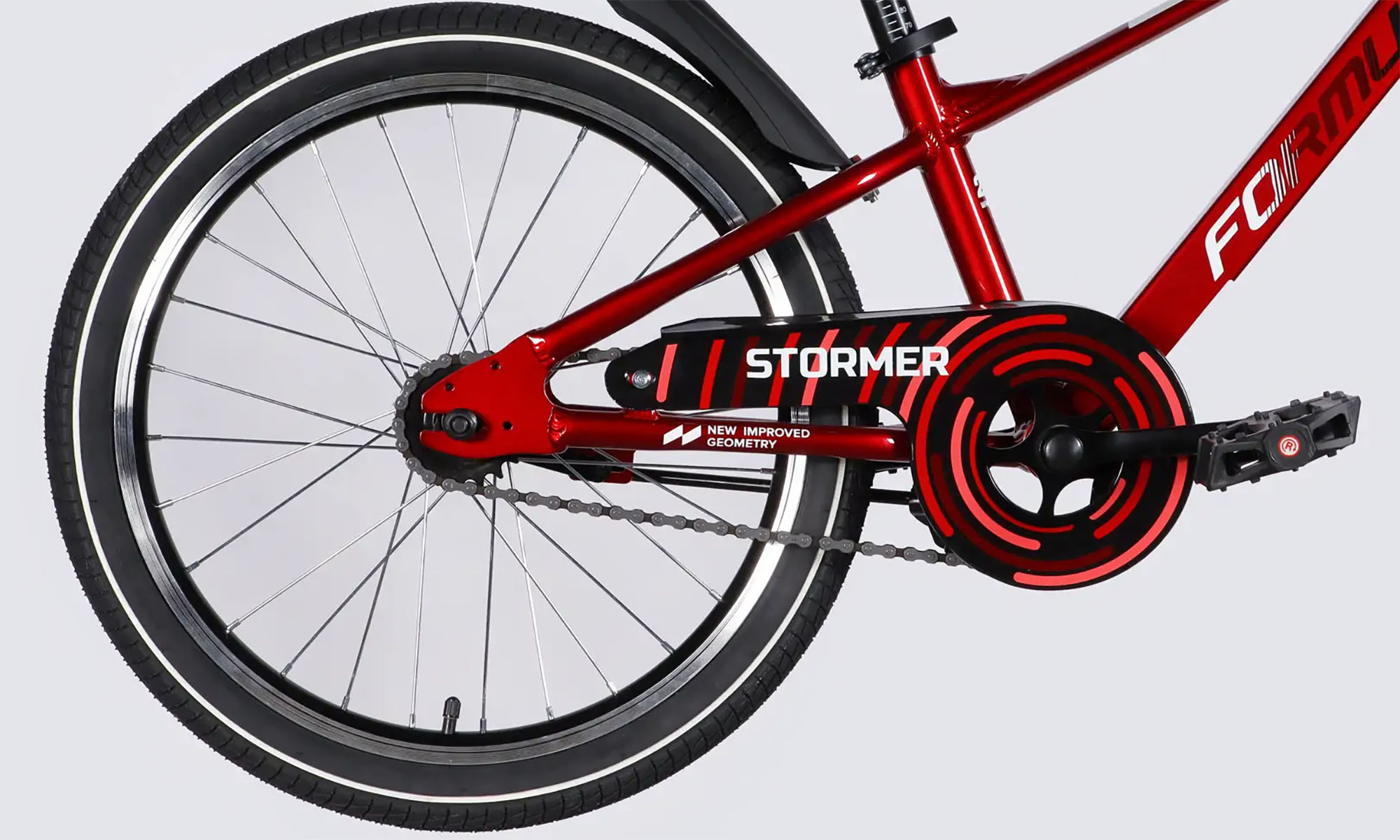 Велосипед Formula Kid STORMER BH 20", размер XXS, рама-10", год 2026, красный 2