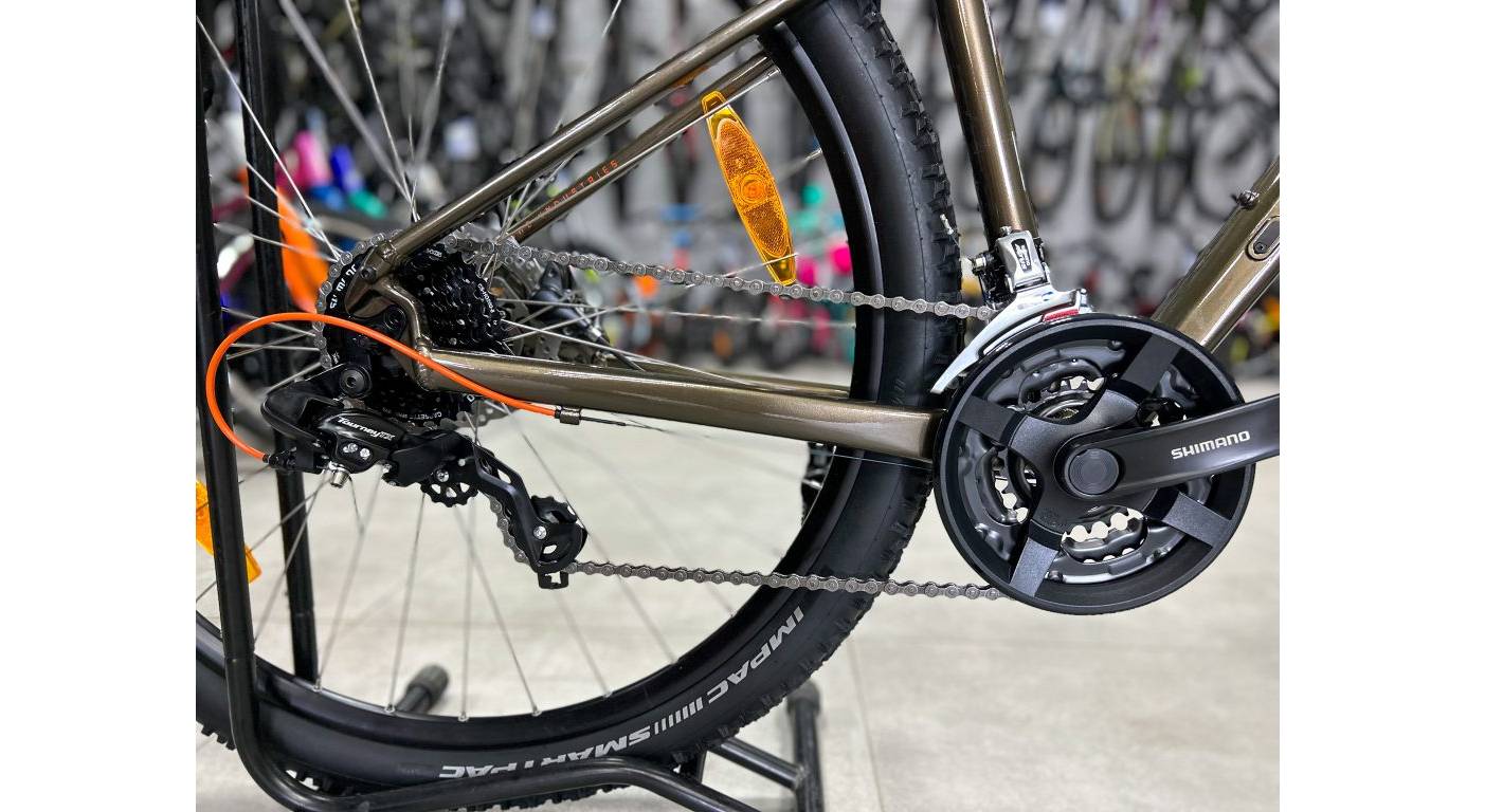 Велосипед KTM CHICAGO 292 29", розмір M рама 43см (2022) Зелено-чорний 5