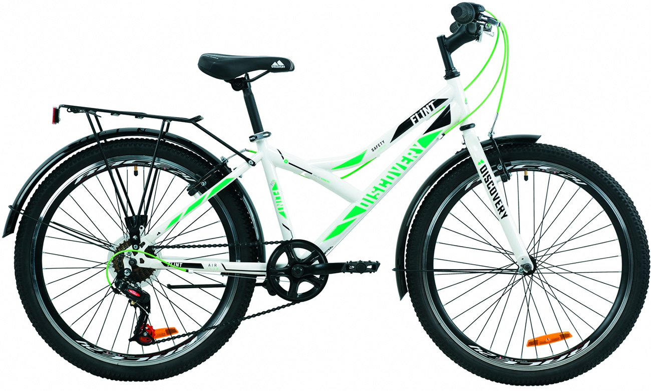 Велосипед Discovery 24" FLINT MC (2020) 2020 Бело-зеленый