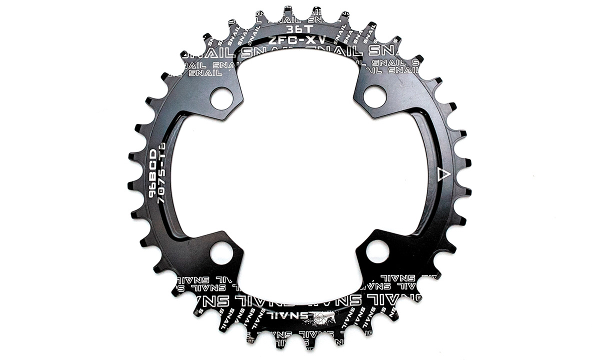 Звезда для шатуна SNAIL Narrow Wide 96 BCD 32T ассиметричная, черный 