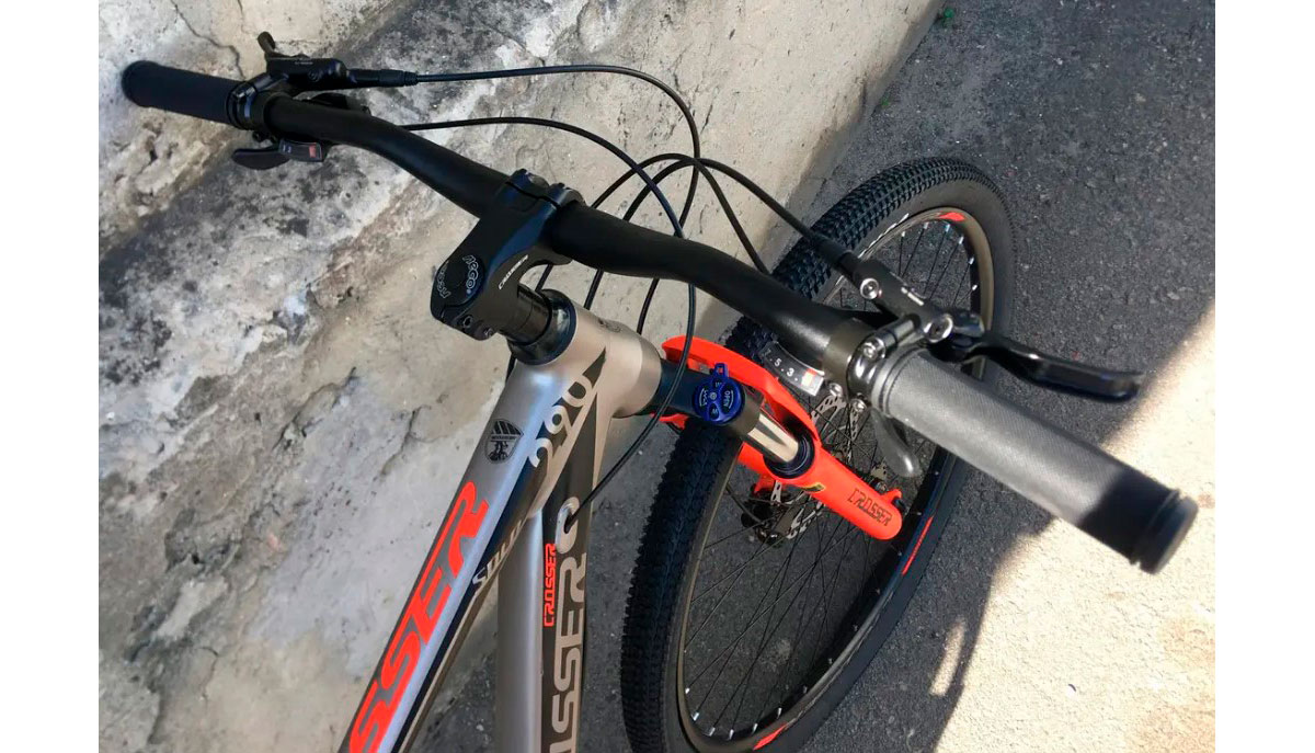 Велосипед Crosser Solo 2 26" розмір М рама 17 2021 Сіро-червоний 4