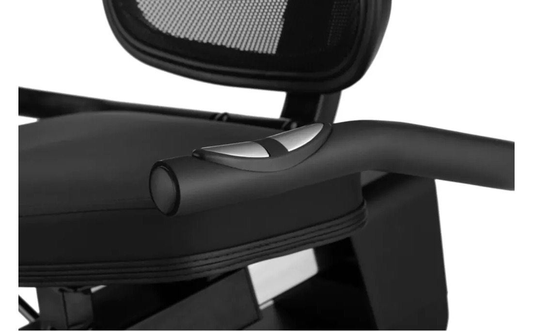 Горизонтальний велотренажер Gymtek XBR6000 електромагнітний чорно-жовтий 7