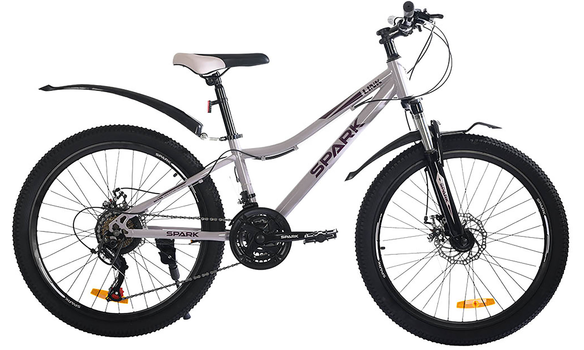 Велосипед SPARK LINK 24", розмір XS, рама 12", рік 2026, світло-бузковий 