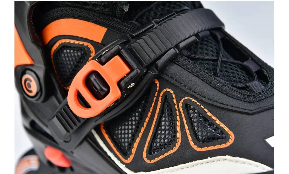Ролики детские раздвижные Micro Champion orange-black размер 33-36 7