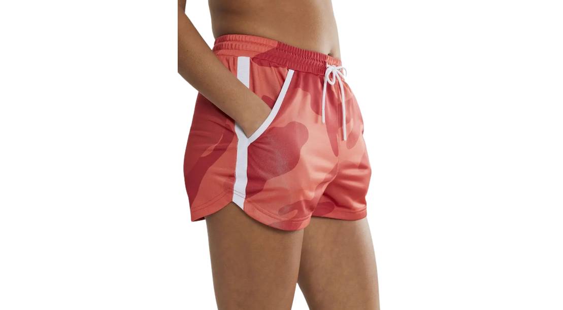 Шорты Craft District WCT High Waist Shorts женские, размер S, сезон SS 19, красный 3