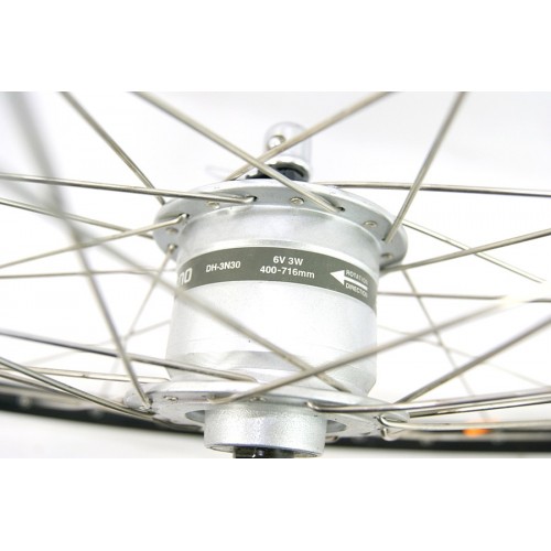 Колесо переднее Alex Rims 28" + Shimano DH-3N30 динамовтулка 4